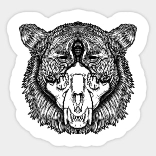 Tiger Wolf Sticker